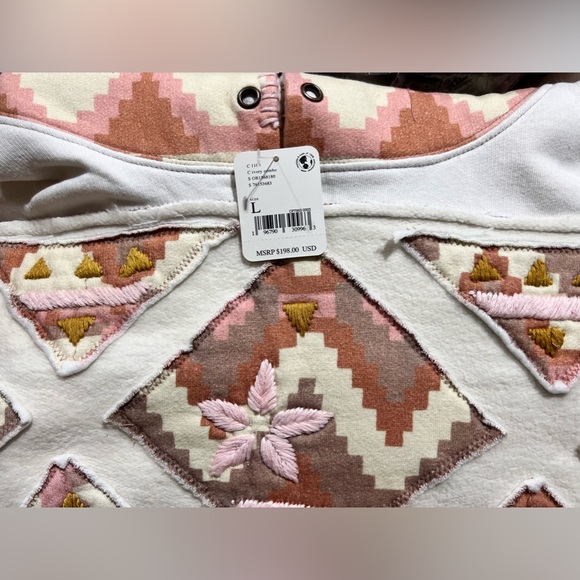 🎉LAST PIECE🎉FREE PEOPLE Nordic It's A Vibe Hoodie - Picture 12 of 13